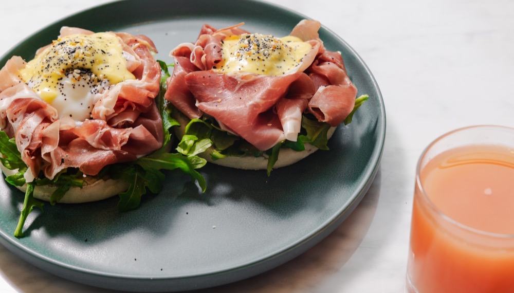 Prosciutto Benedict at Jane Q