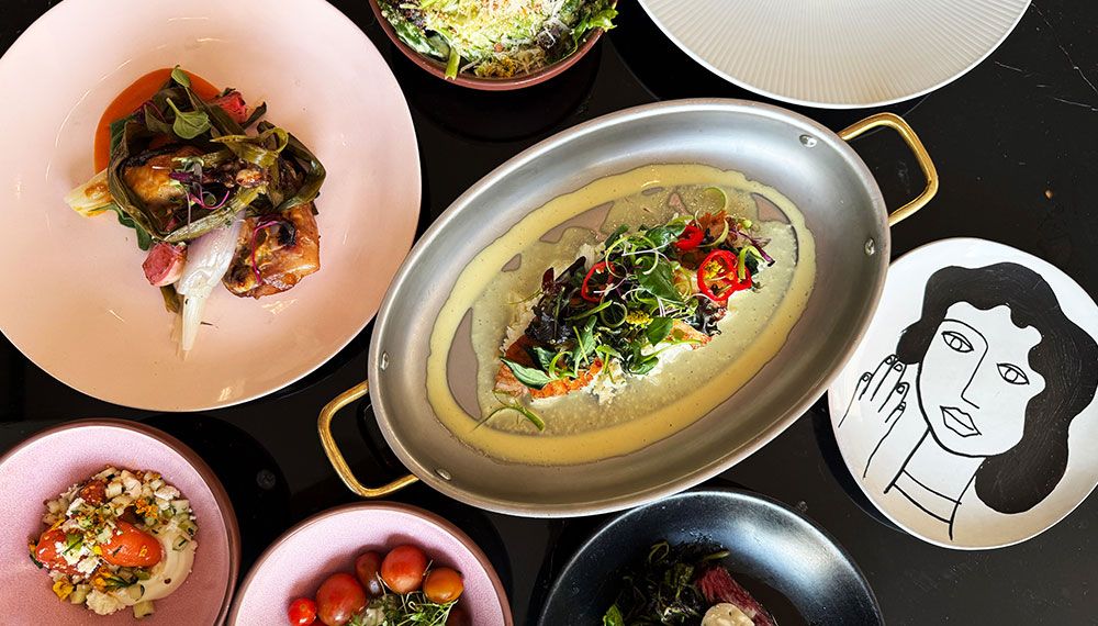 Selection of menu items from Written Hand's Pre-Theatre Dinner Menu