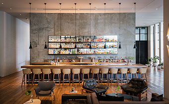 Written Hand bar with seating