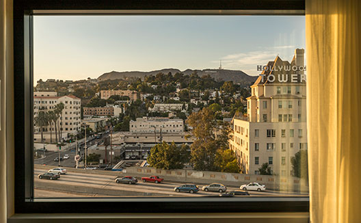 Suite view at Kimpton Everly Hotel