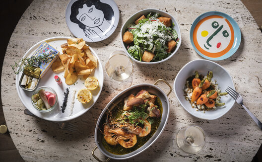 A selection of dishes at Written Hand
