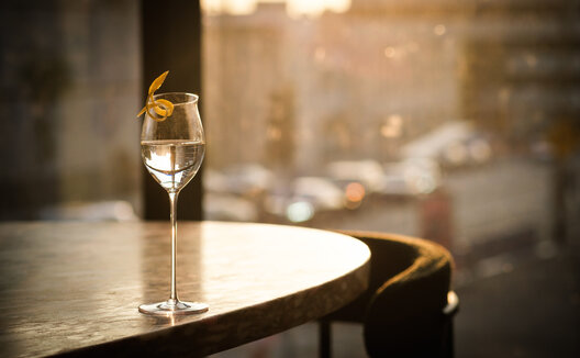 cocktail with a view at written hand